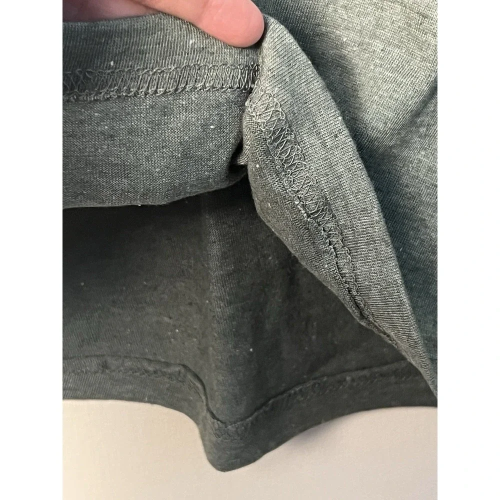 🛍️Preswick & Moore Men Sleep shirt Green Heather Small‎ Long Sleeve Jersey Soft